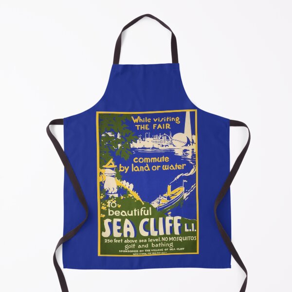 Item preview, Sea Cliff Long Island Vintage Poster - Worlds Fair and Sea Cliff Restored Poster designed and sold by molamode.