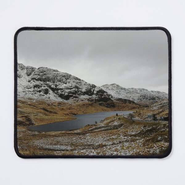 Item preview, Rest and be Thankful lookout covered in snow designed and sold by Olliesnaps.