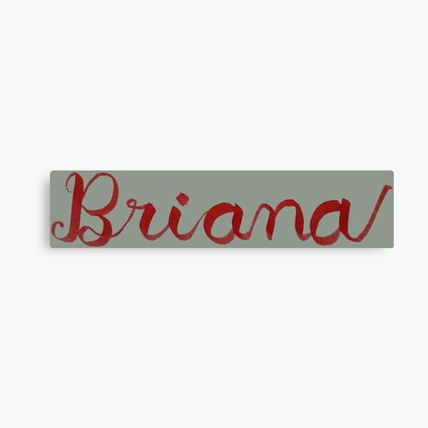 Briana in red Canvas Print