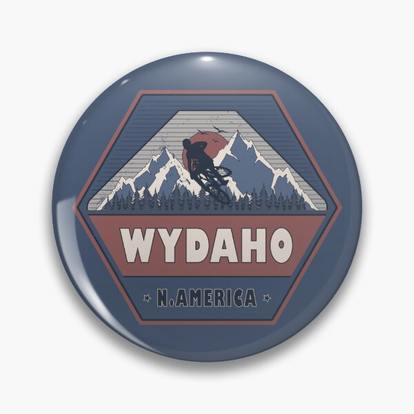 Item preview, Wydaho North America Mountain Biking Vintage MTB Design designed and sold by CynthiaGraphics.
