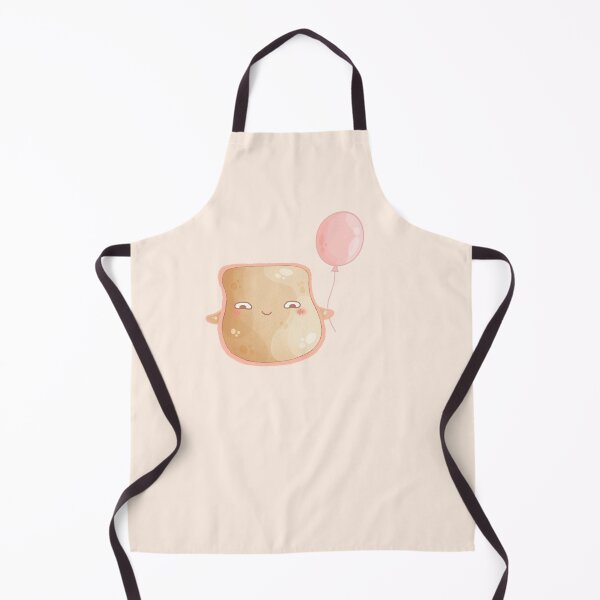 Item preview, Happy Kawaii Toast with Pink Balloon designed and sold by Paper Hearteu.