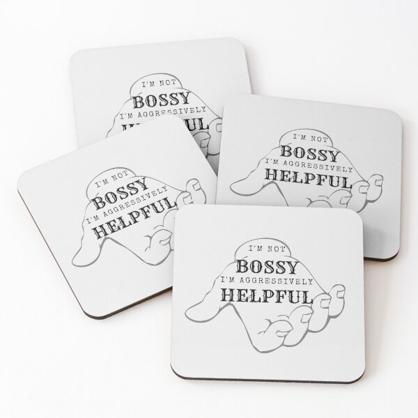 Item preview, I'm Not BOSSY I'm Aggressively HELPFUL by SIMPLE designed and sold by FawadAhmad.