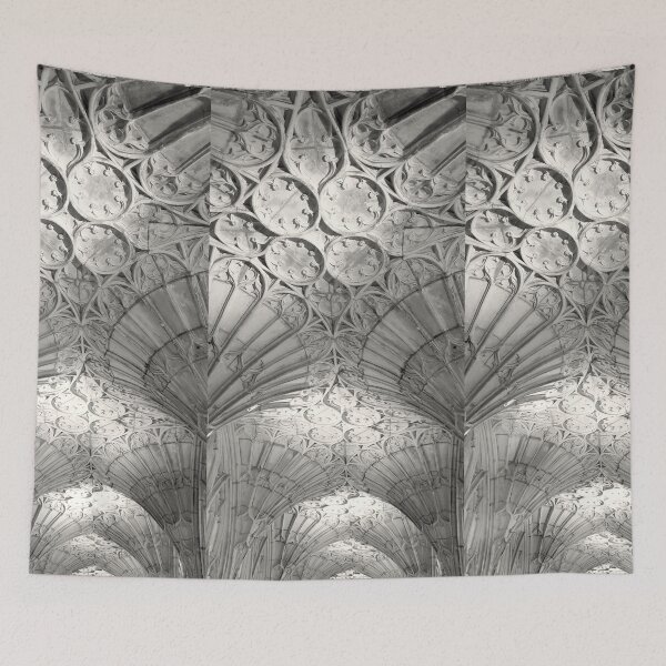 Item preview, Spooky Cloisters Area In A Gloucester Cathedral, Vintage Style Photograph designed and sold by TrulyEpoque.