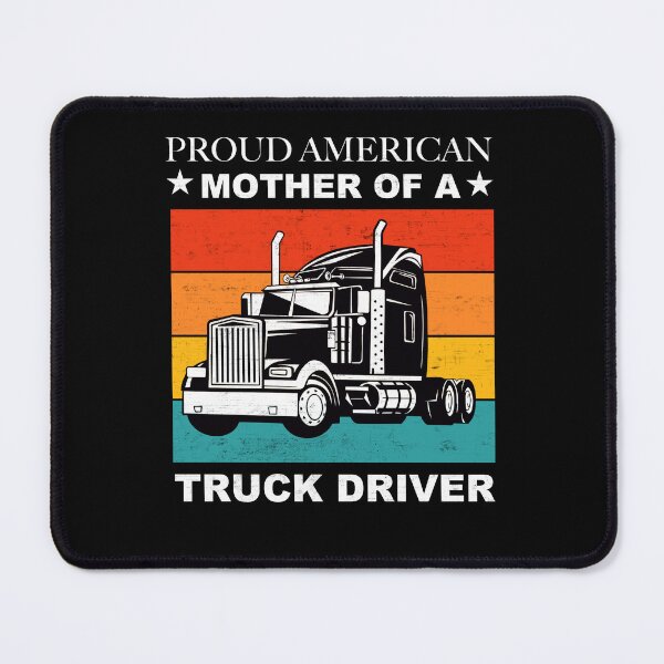 Item preview, Proud American Mother Of A Trucker Support Truckers designed and sold by MajesticTree.