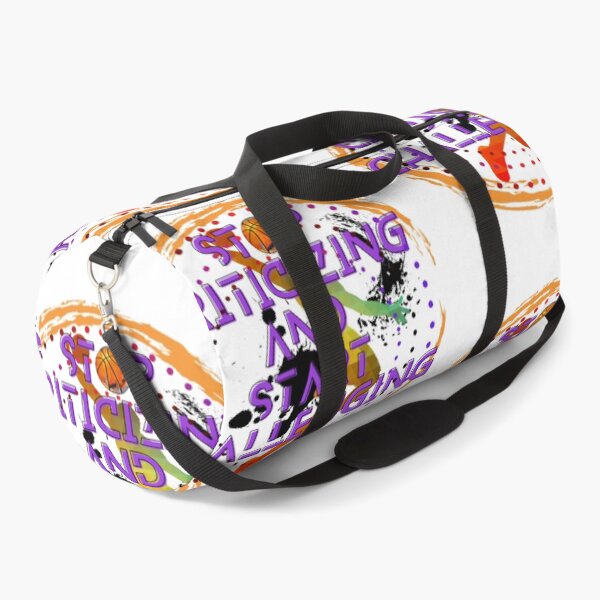 Item preview, stop criticizing and start challenging, basketball fans, basketball quotes, basketball designs designed and sold by Nicedeco.