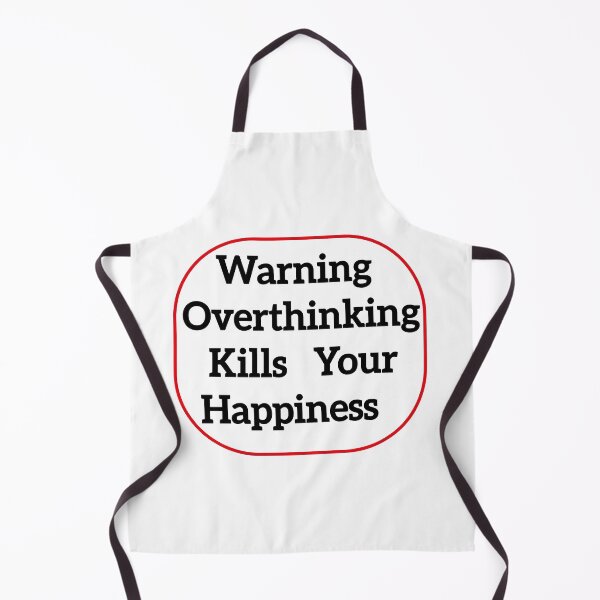 Aperçu de l'œuvre Warning Overthinking Kills Your Happiness créée et vendue par Karamshooop.