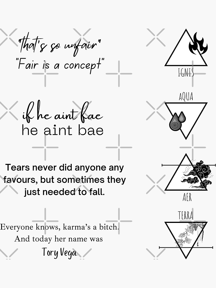 "Zodiac Academy Memorable Moments and Houses Sticker Value Pack