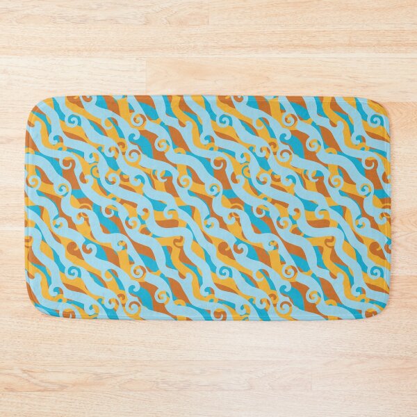 Item preview, Abstract Diagonal Lines with Swirls Seamless Surface Pattern Design designed and sold by ZaryaKiqo.