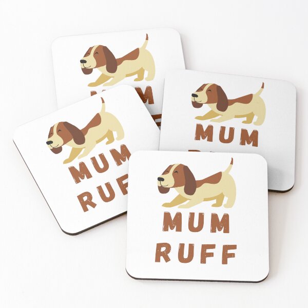 Item preview, Dog Mum Ruff designed and sold by Snorg  Tees ⭐⭐⭐⭐⭐.