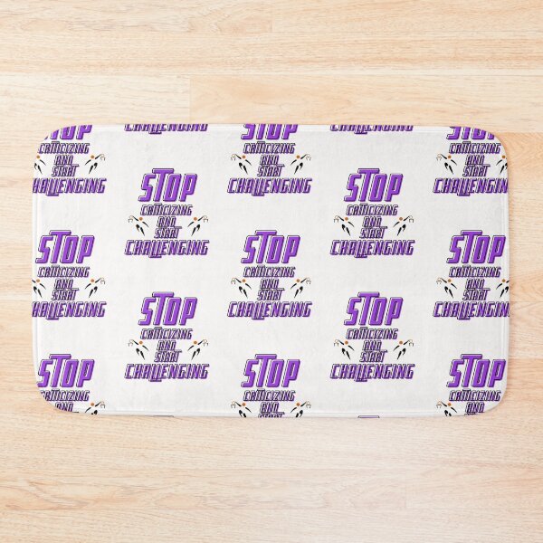 Item preview, stop criticizing and start challenging, basketball fans, basketball quotes, basketball designs designed and sold by Nicedeco.