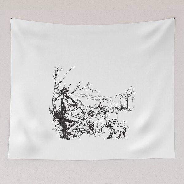 Item preview, Sheep Story Clarinet Playing Man As Clarinet Art For Clarinet Lovers And Music Lovers - Clarinet Art designed and sold by Funwithmusic.
