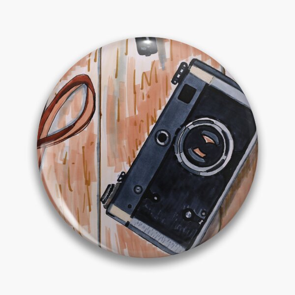 Item preview, Camera Sketching Illustration painted by Helen Berk designed and sold by HelenBerkArt.