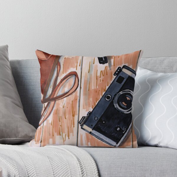 Item preview, Camera Sketching Illustration painted by Helen Berk designed and sold by HelenBerkArt.