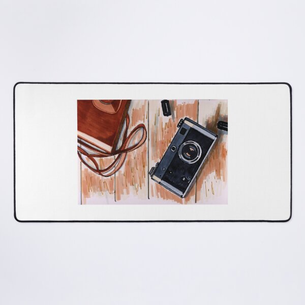Item preview, Camera Sketching Illustration painted by Helen Berk designed and sold by HelenBerkArt.
