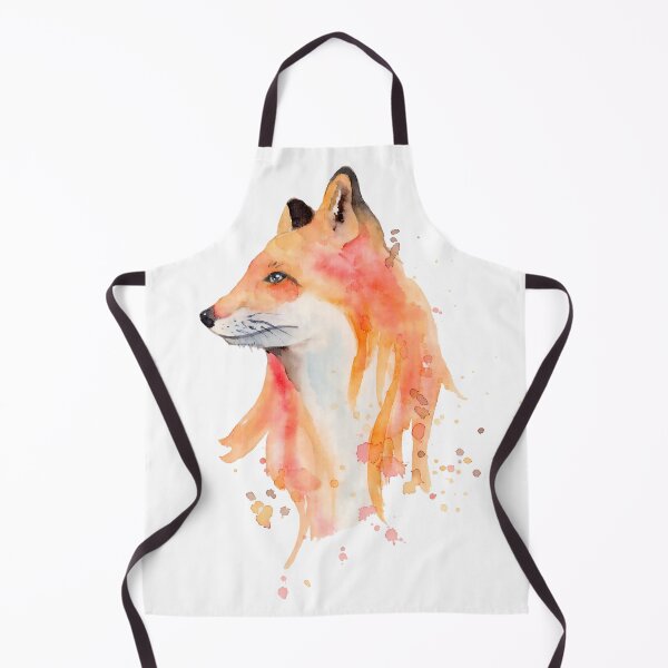 Item preview, Watercolor Fox Portrait, Woodland Animal Painting, Red Fox Head designed and sold by DaisyPaints.