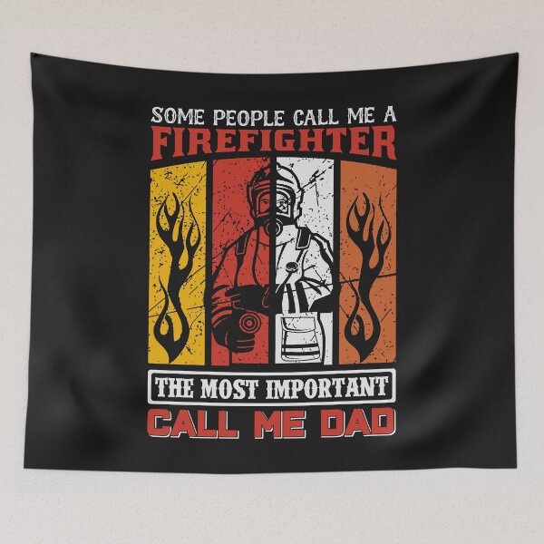 Item preview, Firefighter T-Shirt: Firefighter Dad designed and sold by Funny-Tees4U.