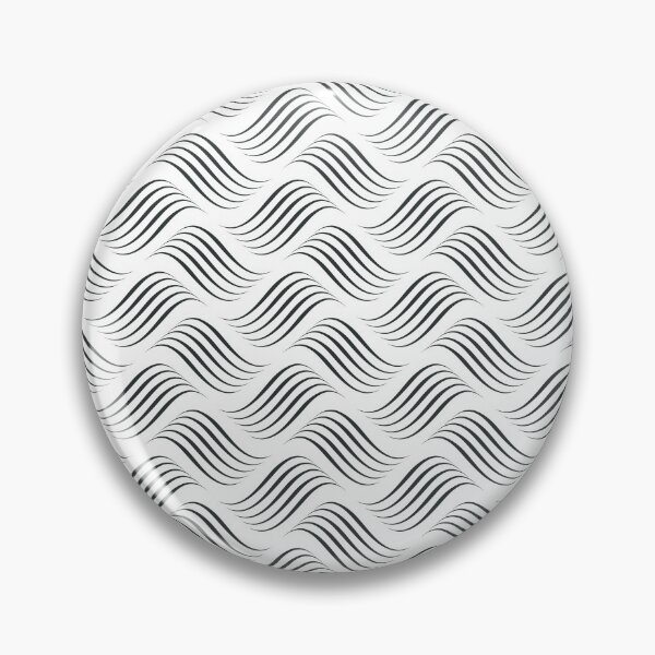 Item preview, Gray-Green White Wavy Tessellation Pattern Pairs Coloro 2022 Popular Color Dark Springs 087-20-02 designed and sold by ColorOfTheYears.