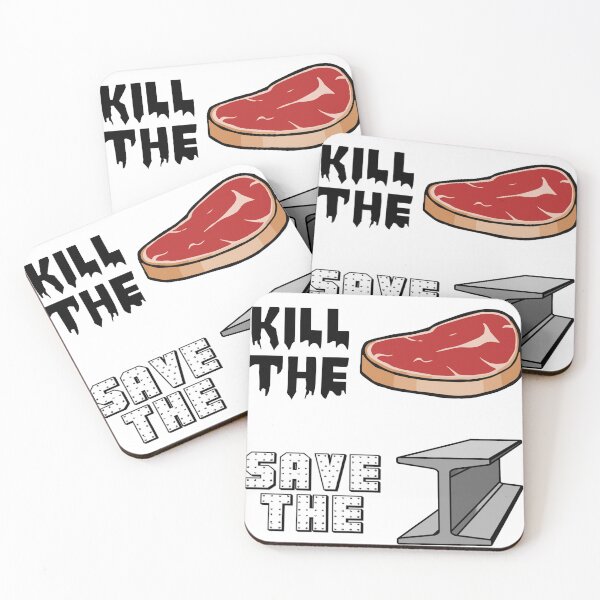 Item preview, Kill the Meat. Save the metal. designed and sold by IronHive.