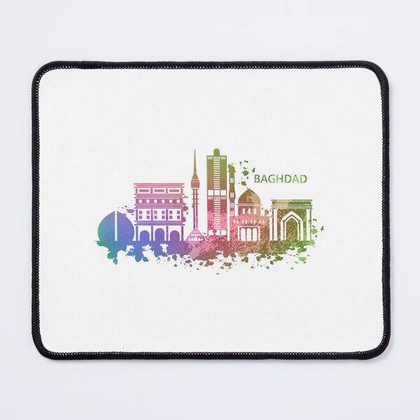 Item preview, Baghdad Watercolor Skyline Design designed and sold by MiriamBeautyAB.
