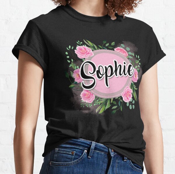 Im Sophie Personalized Name Toddler/Kids Raglan T-Shirt World Mashed Clothing Hello 