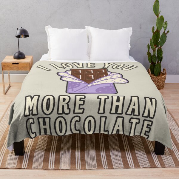 Item preview, I Love You More Than Chocolate, Sweet Design Perfect For Valentine's Day, Birthday Or Just To Say I Love You designed and sold by TrulyEpoque.