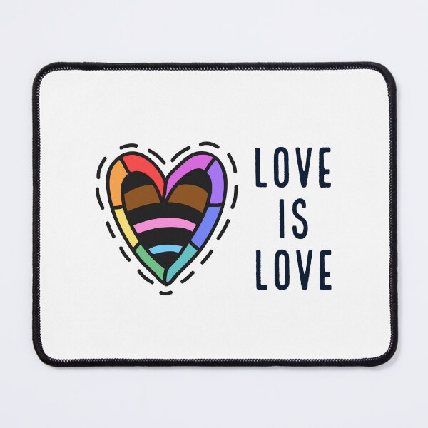 Item preview, Love Is Love LGBTQIA Pride Rainbow Heart designed and sold by SteamParliament.