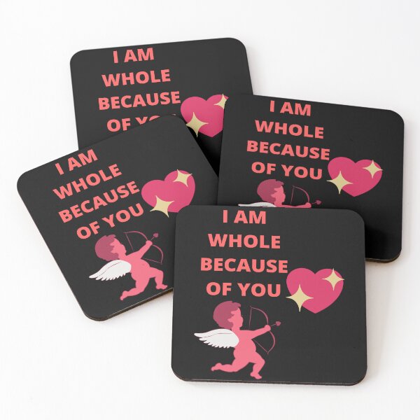 Item preview,  I Am Whole Because Of You - Valentine Stickers designed and sold by WowAllinOne.