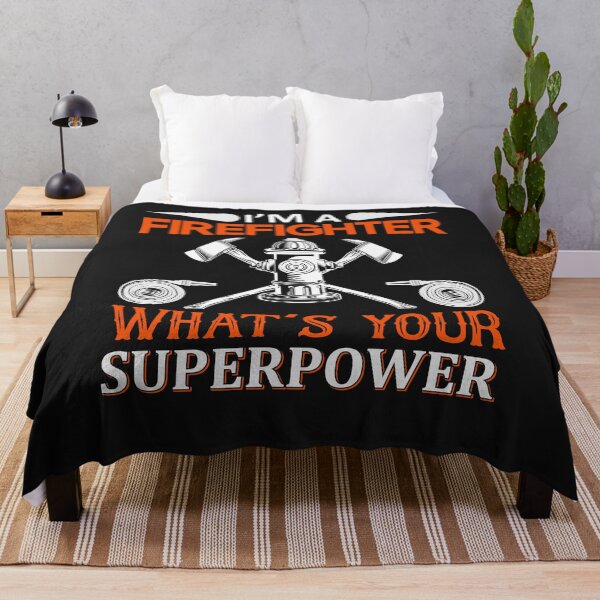 Item preview, Firefighter T-Shirt: What's Your Superpower? designed and sold by Funny-Tees4U.