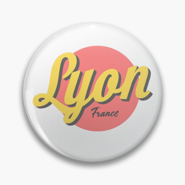 Item preview, Lyon France Retro Circle designed and sold by modeoftravel.