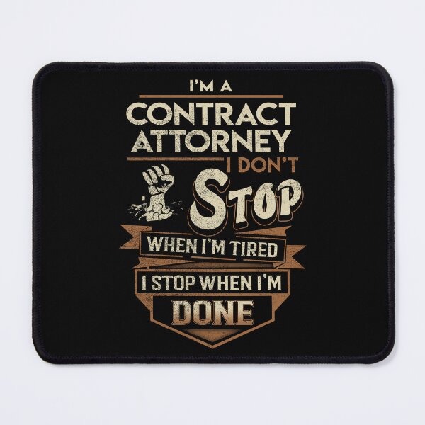Item preview, Contract Attorney T Shirt - I Stop When Done Job Gift Item Tee designed and sold by natalinedk.