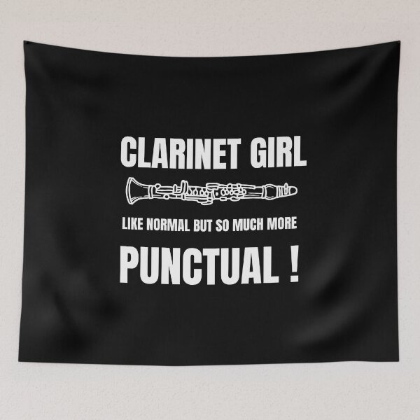 Item preview, Clarinet Girl Like A Normal Girl But So Much More Punctual For Clarinet Players And Music Lovers - Clarinet girl designed and sold by Funwithmusic.