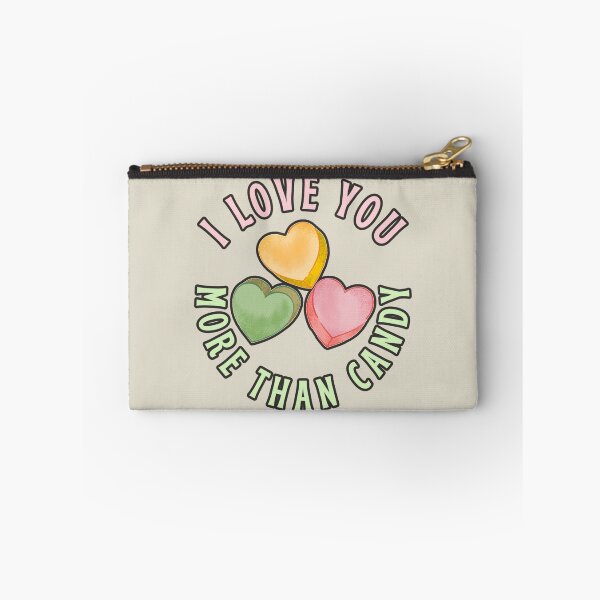 Item preview, I Love You More Than Candy, Cute Sweet Design Perfect For Valentine's Day, Birthday Or Just To Say I Love You designed and sold by TrulyEpoque.