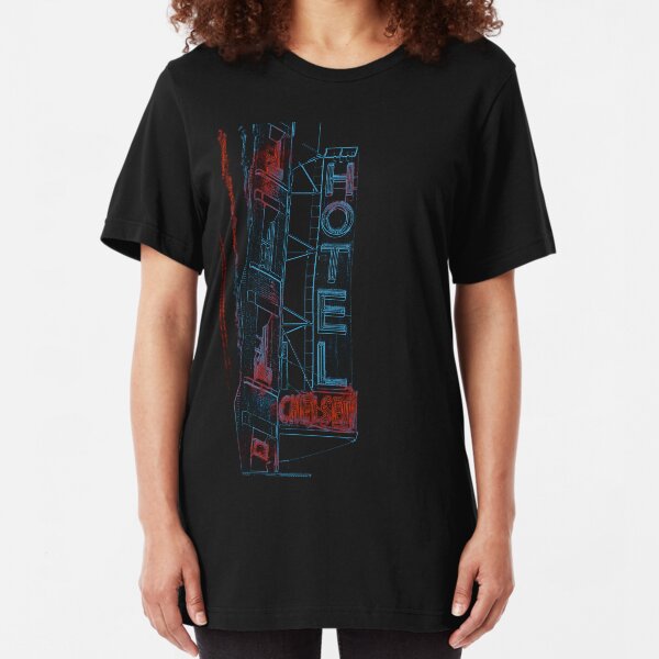 Chelsea Hotel NY Design Slim Fit T-Shirt