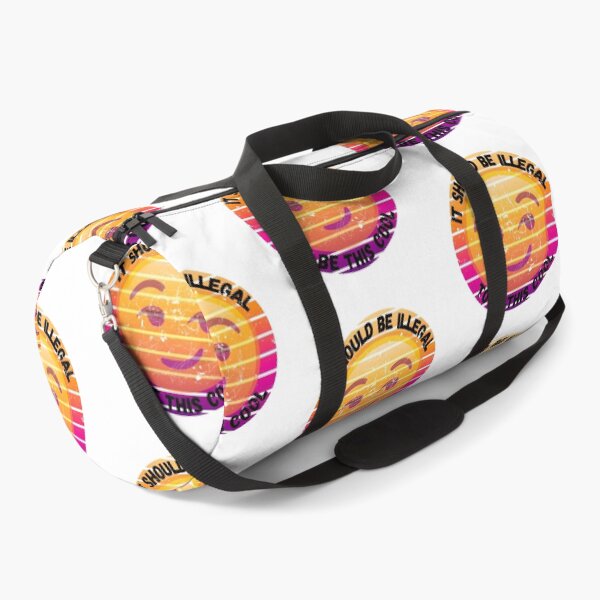 Item preview, It Should Be Illegal To Be This Cool Smirking Emoji Grunge Effect designed and sold by LuckyKermit.