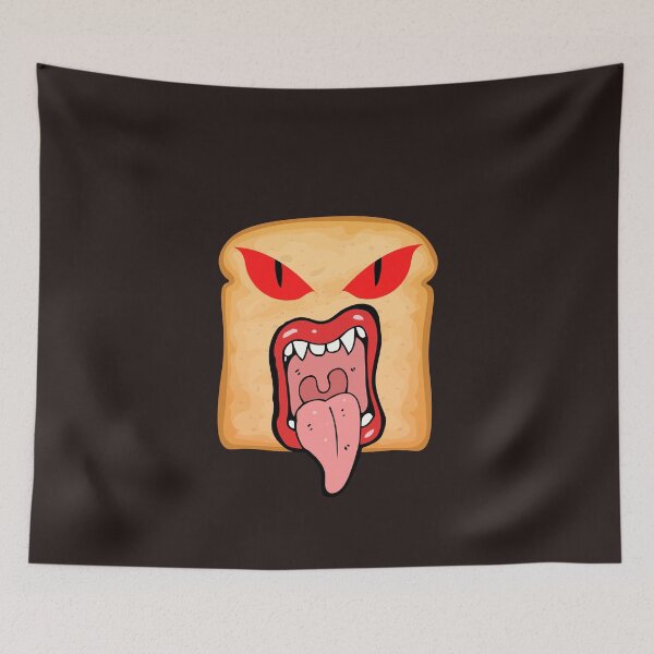 Item preview, evil toast v designed and sold by Happy-Child.