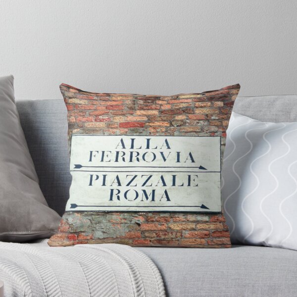 Artikelvorschau, Alla Ferrovia Straßenschild Venedig entworfen und verkauft von Flo Smith.
