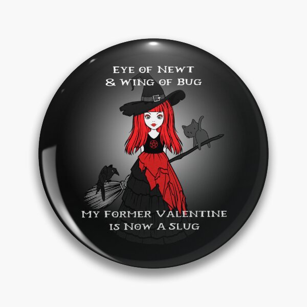 Item preview, Valentine's Day Warning Funny Spell Cheeky Witch® designed and sold by cheekywitch.