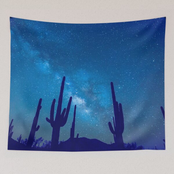 Item preview, Desert Cactus and Stars at night designed and sold by HeatherAP.