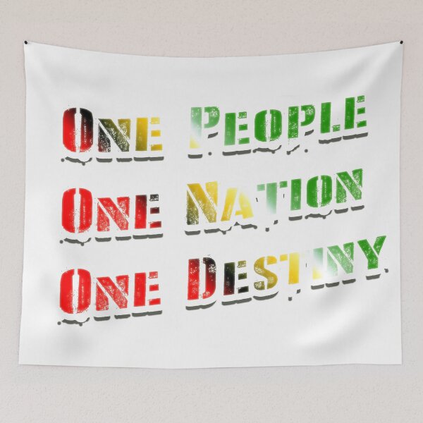 Item preview, 1 People 1 Nation 1 Destiny designed and sold by RidwanYusuf.