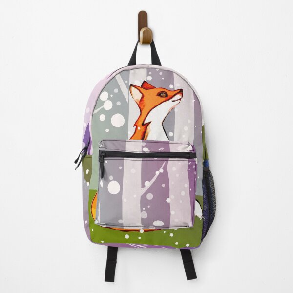 Item preview, Kawaii fox, Magical forest under the snow with cute fox, colorful style designed and sold by Collagedream.