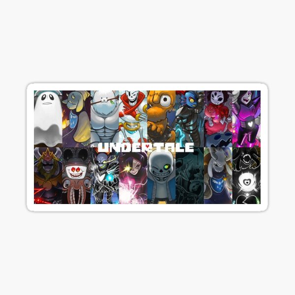 Undertale Character Artwork  Sticker