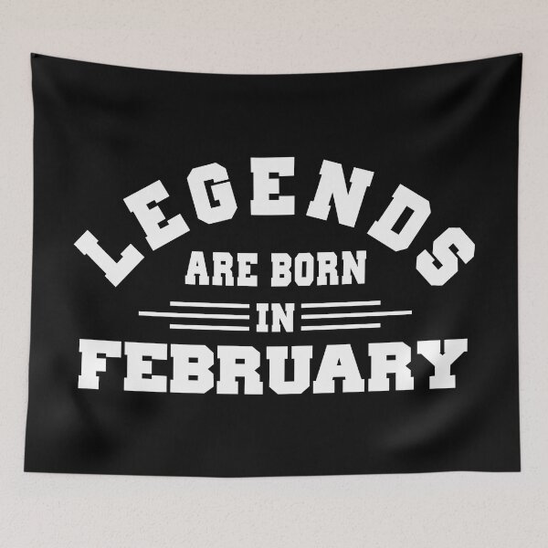 Item preview, Copy of Legends are born in february designed and sold by BandiRock.