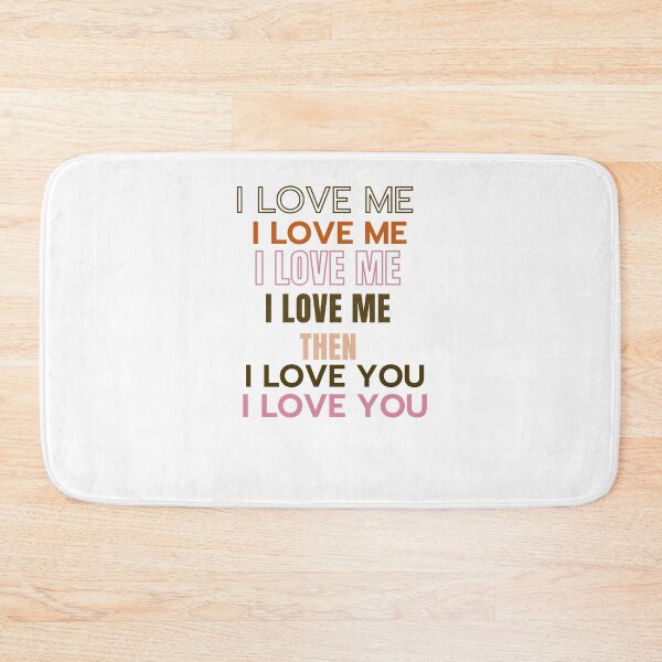 Item preview, I LOVE ME then I LOVE YOU - multi-chrome , Valentine design designed and sold by TIPJ.