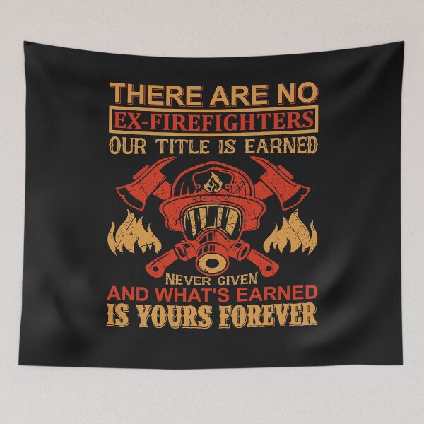 Item preview, Firefighter T-Shirt: No Ex-Firefighters (Firefighter Retirement) designed and sold by Funny-Tees4U.
