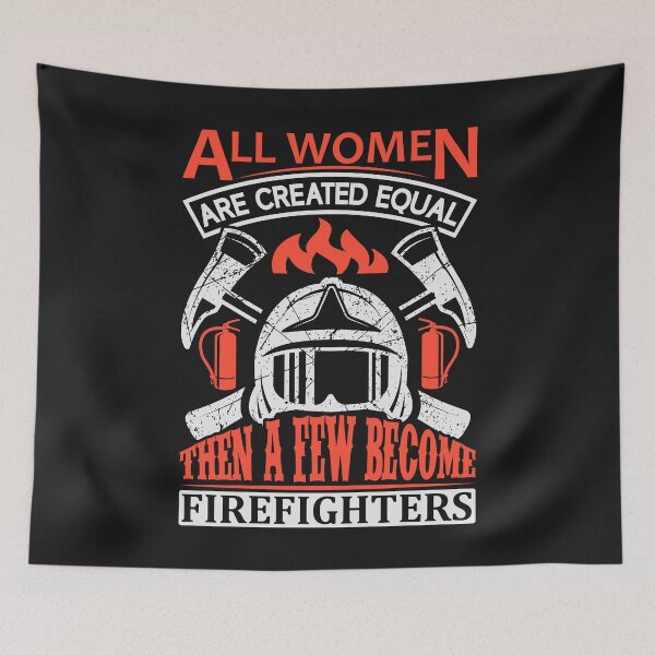 Item preview, Firefighter T-Shirt: Women Firefighters designed and sold by Funny-Tees4U.