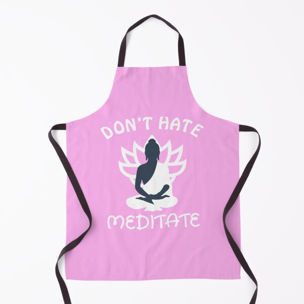 Item preview, Don't Hate Meditate Meditation Quote Mindfulness Quote designed and sold by sillyquestions.