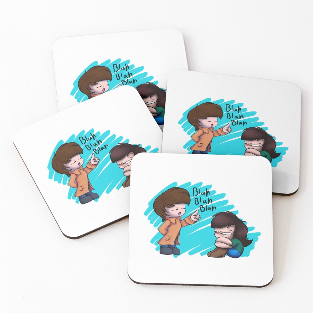 Item preview, Coasters (Set of 4) designed and sold by RoxasPikachu.