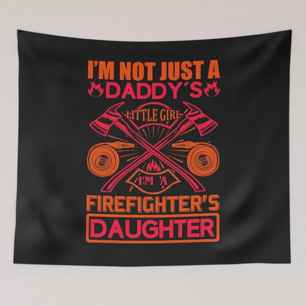 Item preview, Firefighter T-Shirt: Daddy's Little Girl designed and sold by Funny-Tees4U.