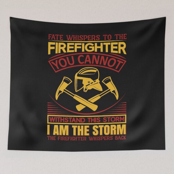 Item preview, Firefighter T-Shirt: I Am The Storm designed and sold by Funny-Tees4U.