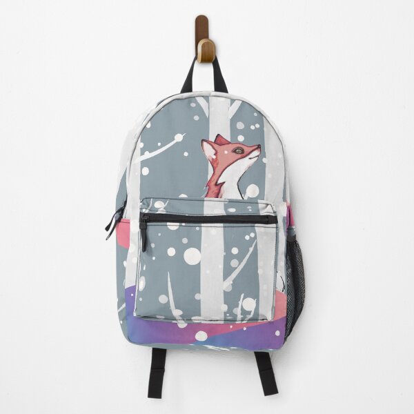 Item preview, Kawaii fox, Magical forest under the snow with cute fox, colorful style designed and sold by Collagedream.